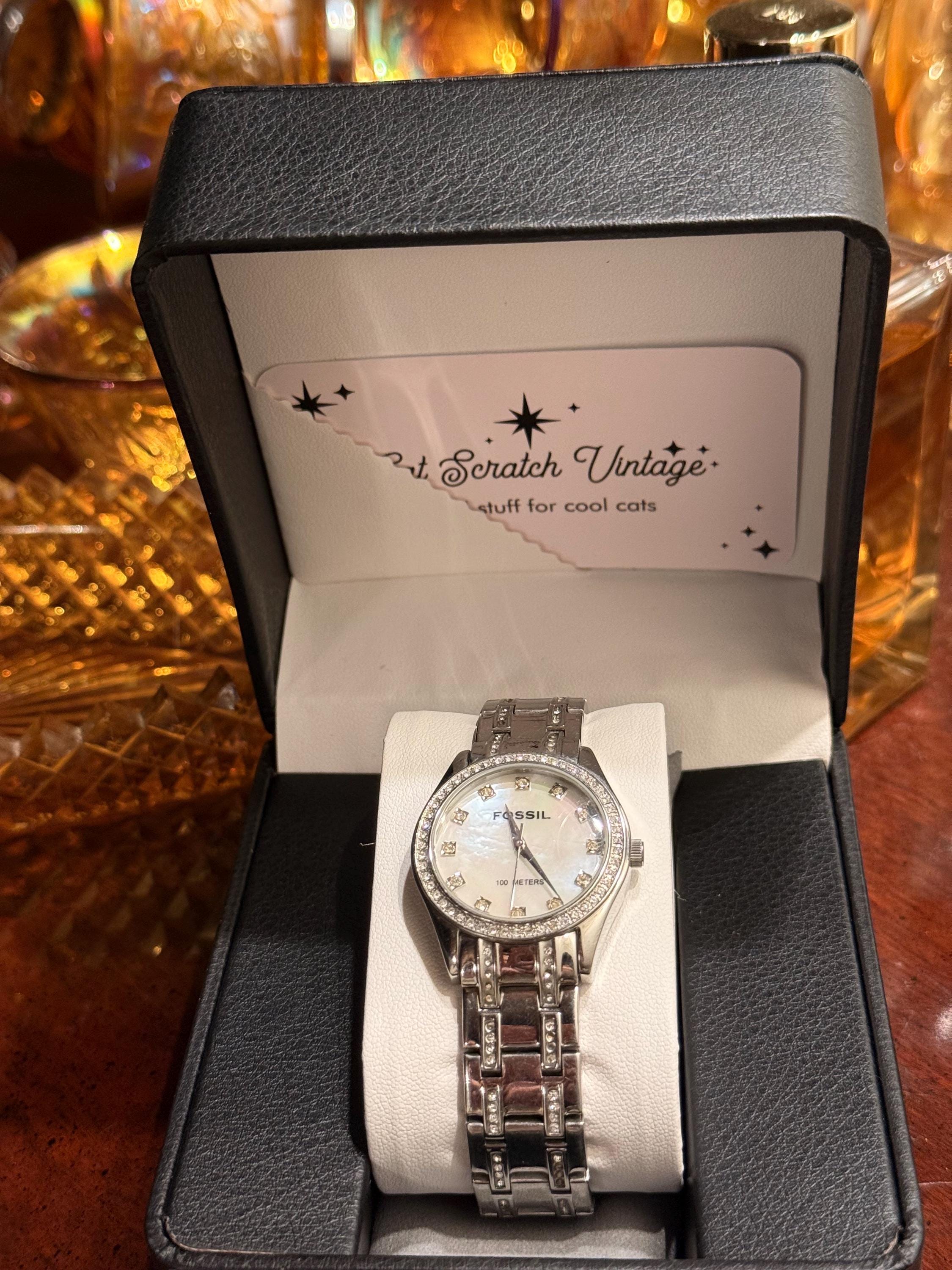 Vintage Fossil Watch Women - Etsy