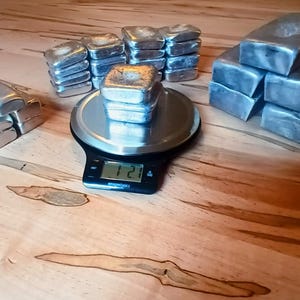 Aluminum Ingot Hand poured