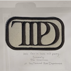 The Tortured Poets Department Iron-On Patch