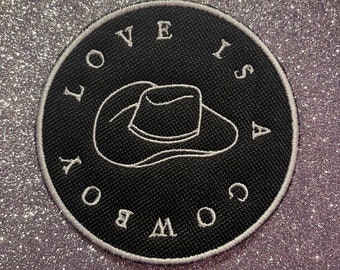 Kelsea Ballerini Love Is A Cowboy opstrijkbare patch