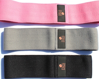 RESISTANCE BANDS SET, Resistance Bands, Workout Bands, Resistance Bands for Legs and Butt, Booty Bands, Fabric Resistance Bands, Glute Bands