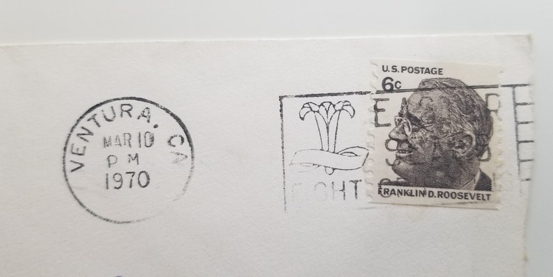6 Cent Franklin D. Roosevelt U.S. Postage Stamp - Etsy
