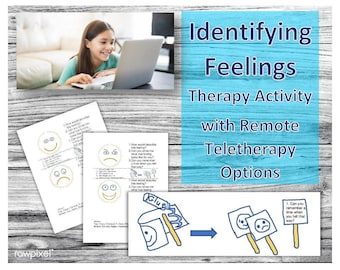 Cartões de Memória sobre Sentimentos, Atividade de Teleterapia, Terapia Cognitivo-Comportamental (TCC) (Download Digital) Inclui Guia de Instruções