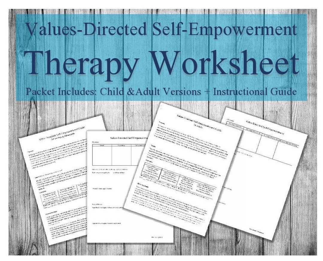 Printable Therapy Packet Decision Making Value Etsy