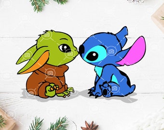 Download Stitch And Yoda Svg Etsy