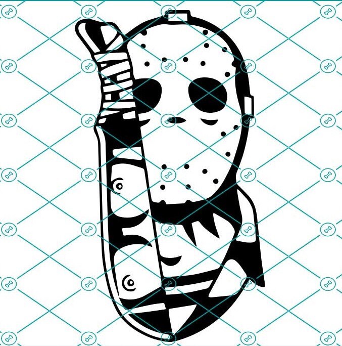 Jason Voorhees Svg Jason Voorhees Silhouette Svg Jason Svg | Etsy