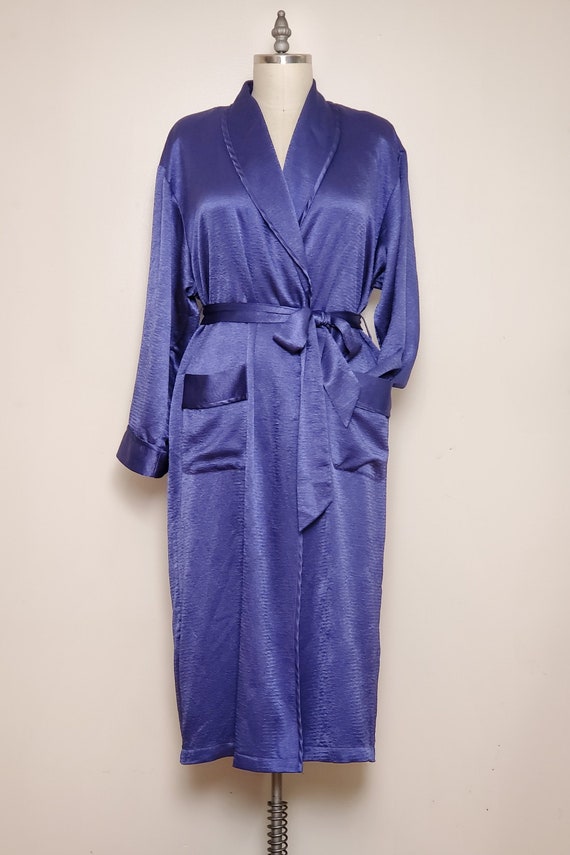 1980's Victoria's Secret || Textured Crepe Robe ||