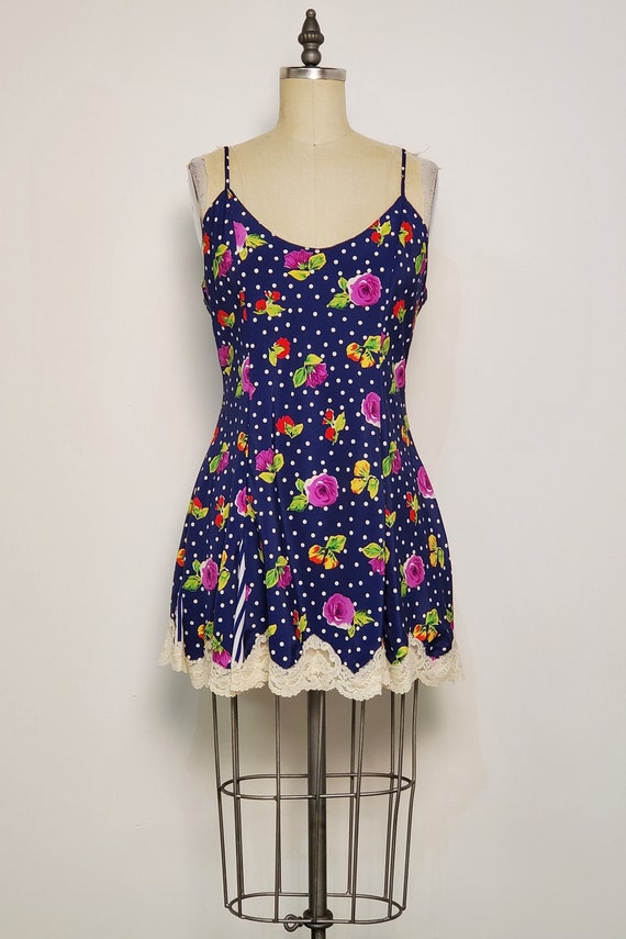 1980's Victoria's Secret || Floral/ Polka Dot Baby