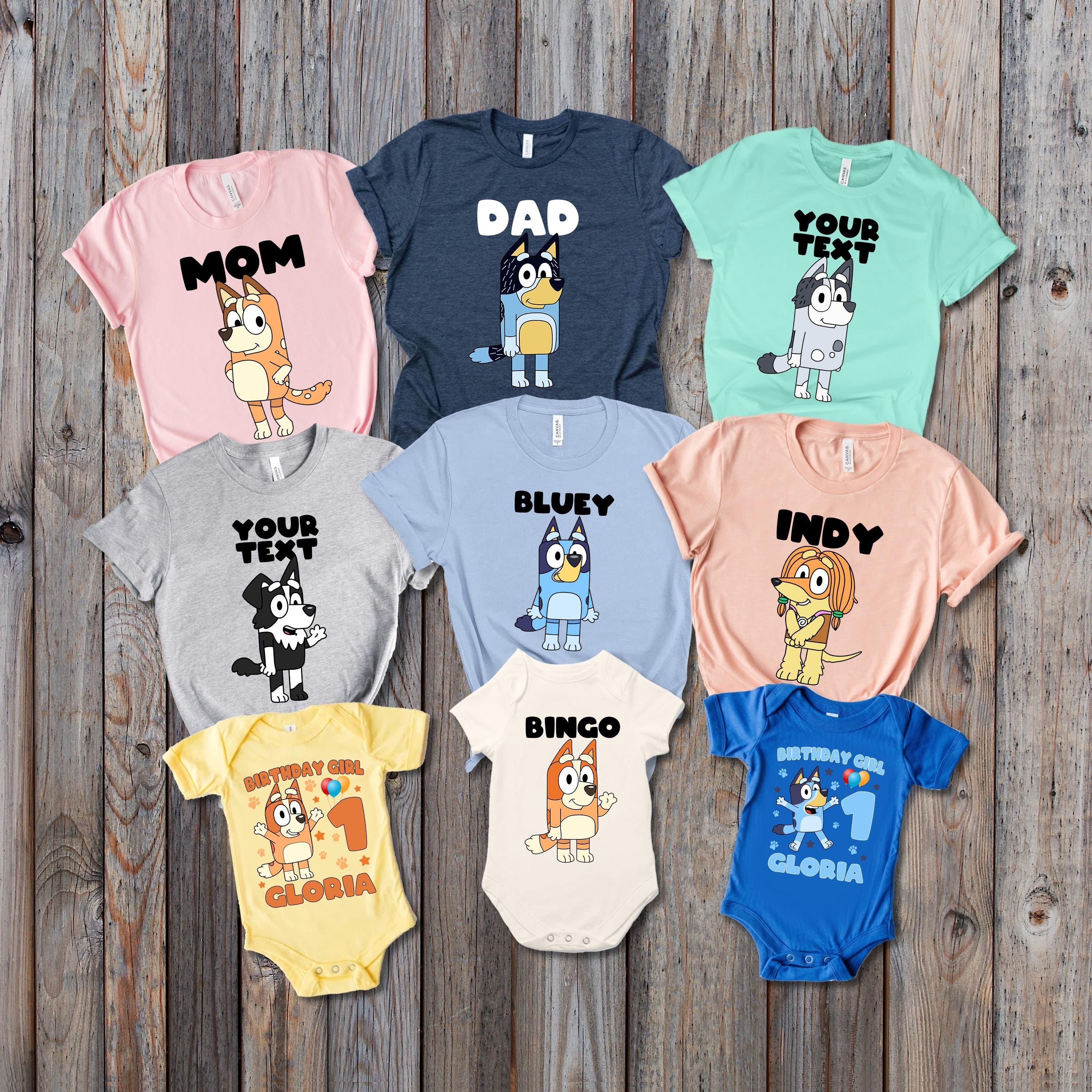 Bluey & Bingo Custom Shirts