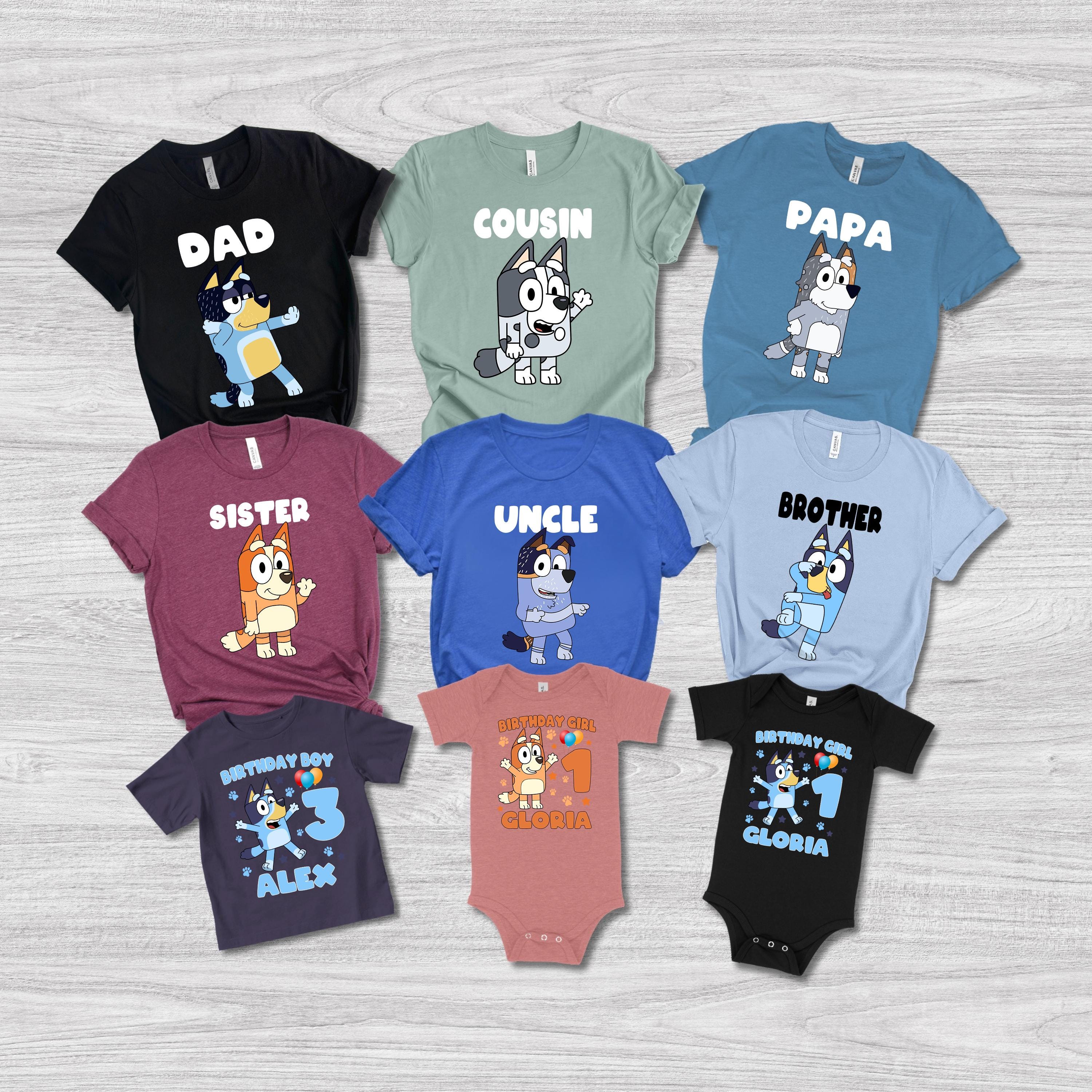 Bluey & Bingo Custom Shirts