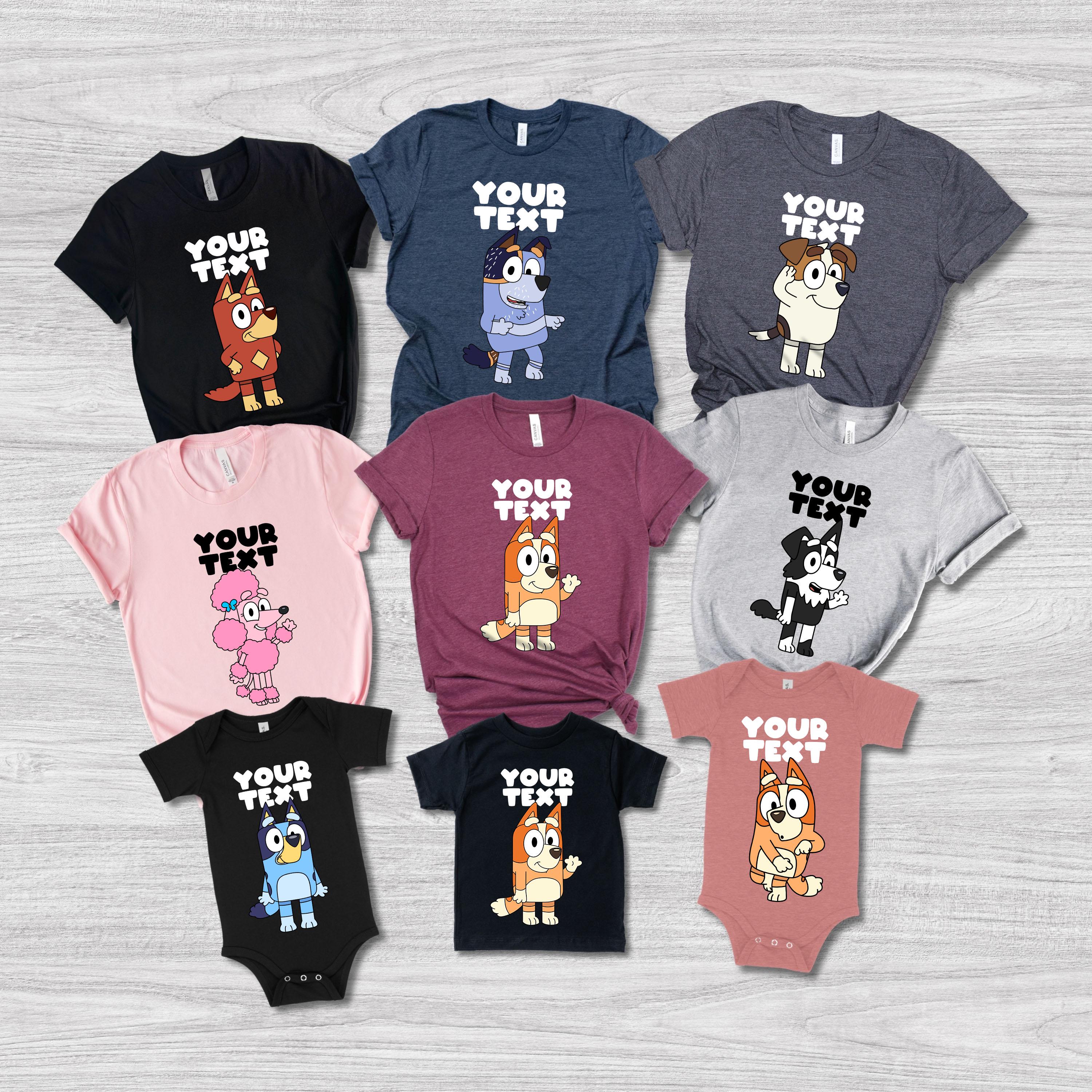 Bluey & Bingo Custom Shirts