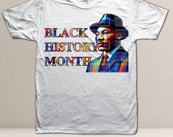 MLK Vibrant Tribute Sublimation png design - Inspirational Civil Rights Leader Digital Art for Black History Month -