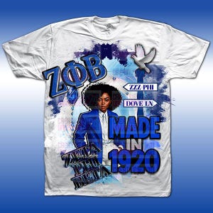 ZETA Sorority Pride - HBCU Legacy Digital Artwork-Sublimation png digital design DTF
