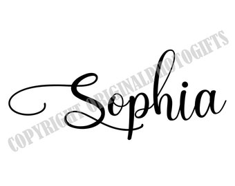 Sophia Name Svg Etsy Sophia Name Svg Etsy
