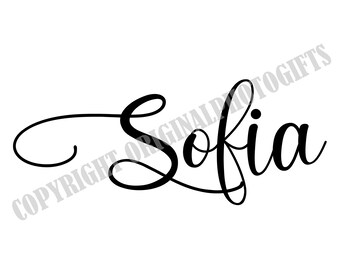 Baby Name Sofia Etsy