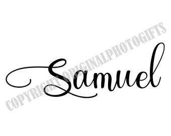Samuel Name Art Etsy