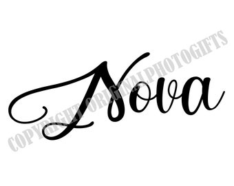 Download Nova Baby Name Sign Etsy