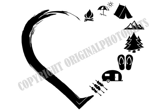 Free Free 189 Camping Heart Svg SVG PNG EPS DXF File