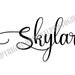 Skylar Svg Names Svg Beautiful Baby Names Svg Baby Infant - Etsy Canada