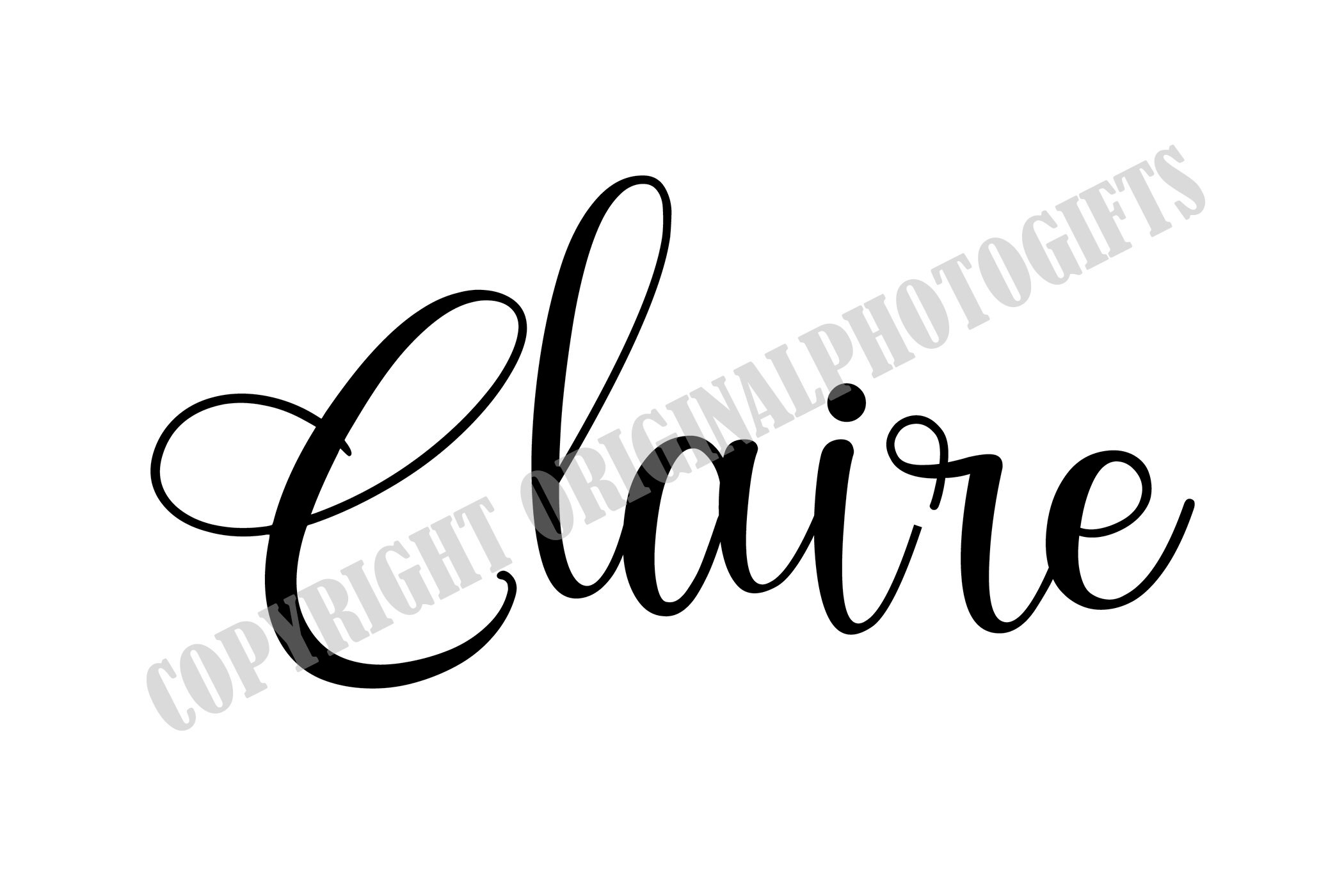 Claire svg Names svg Beautiful Baby Names svg Baby infant Etsy