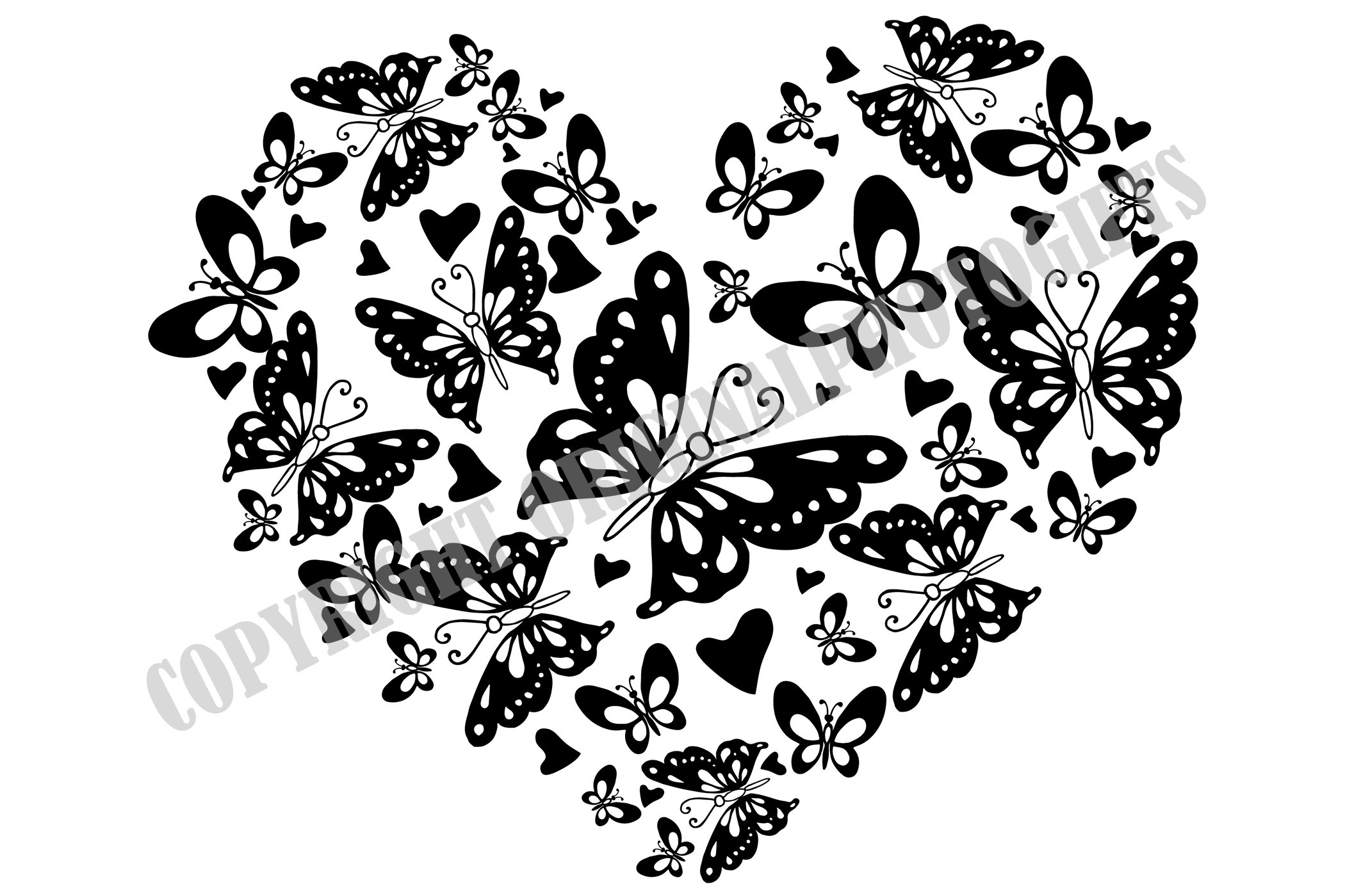 Butterfly Heart Svg Heart Svg Butterfly Svg Butterfly | Etsy