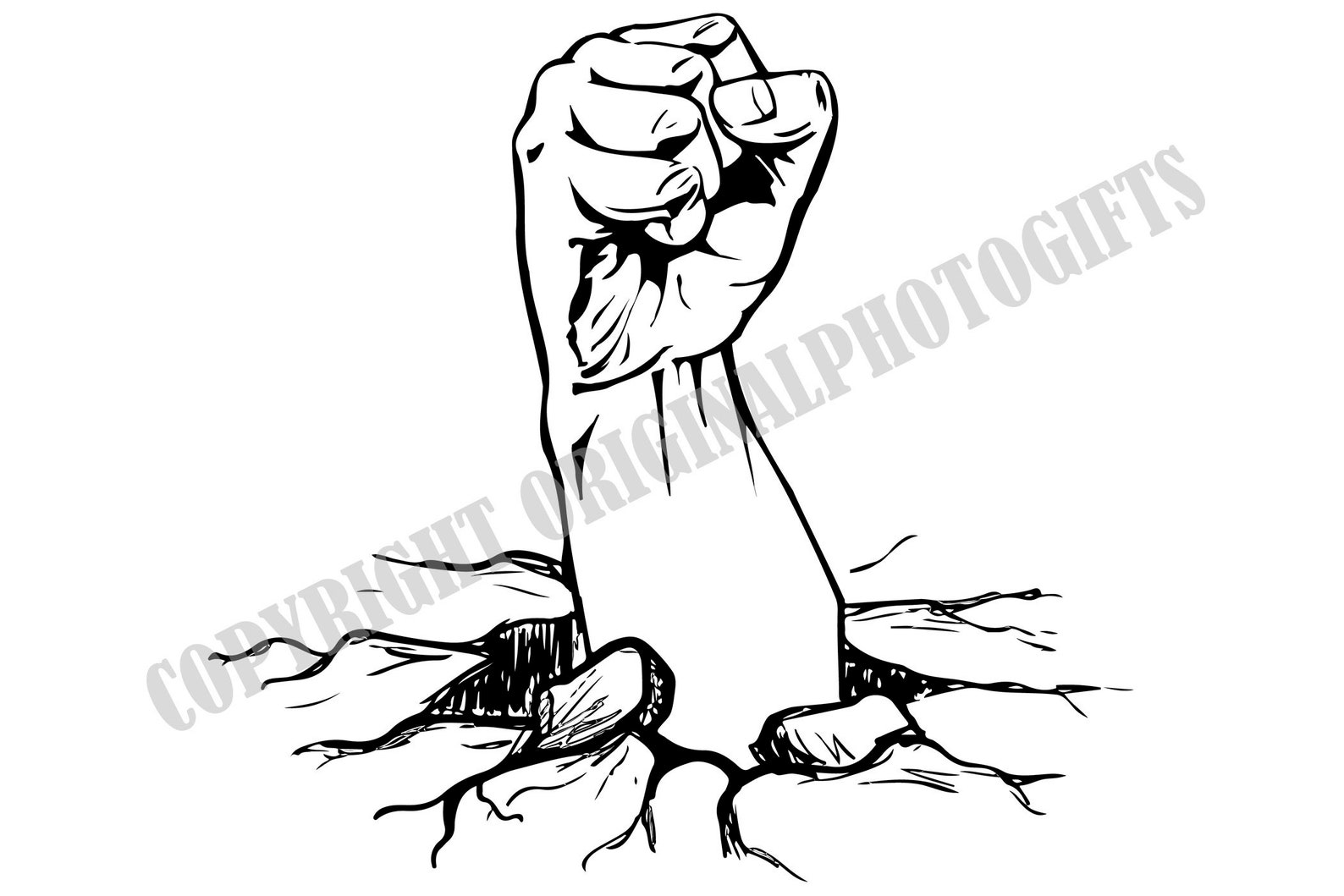 Puño svg Puño png Puño apretado Puño Piso de la mano Pared - Etsy España