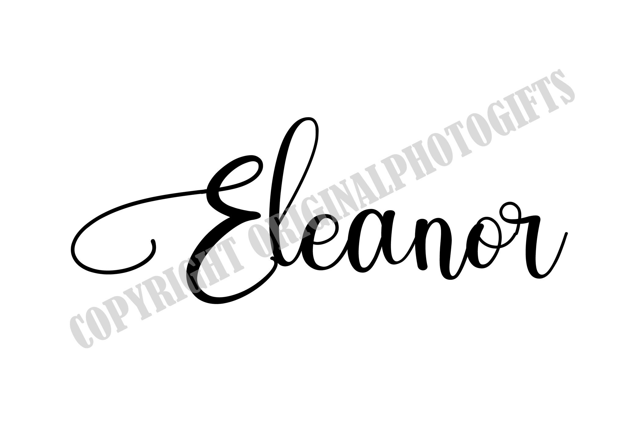Eleanor svg Names svg Beautiful Baby Names svg Baby infant Etsy