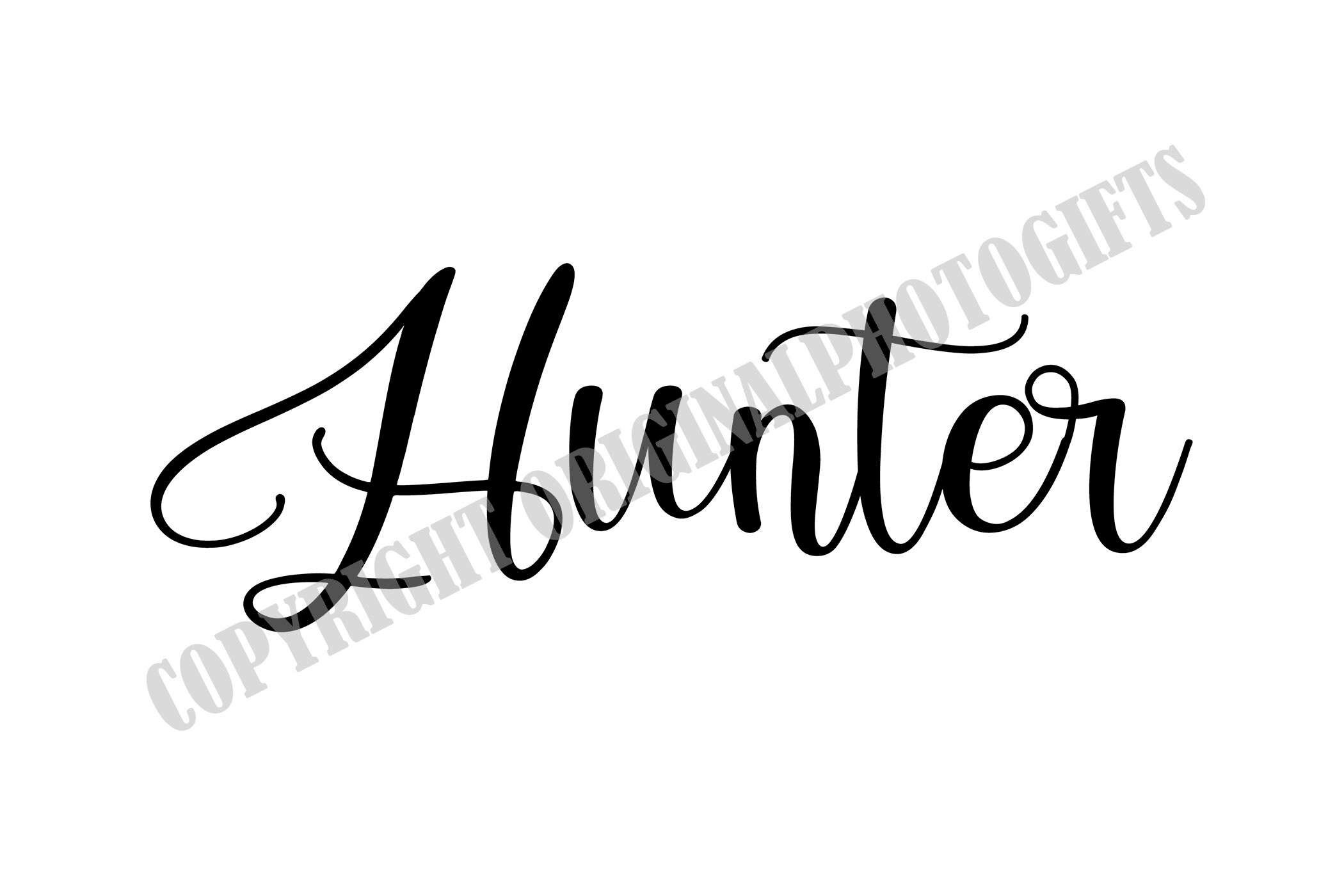 Hunter svg Names svg Beautiful Baby Names svg Baby infant Etsy
