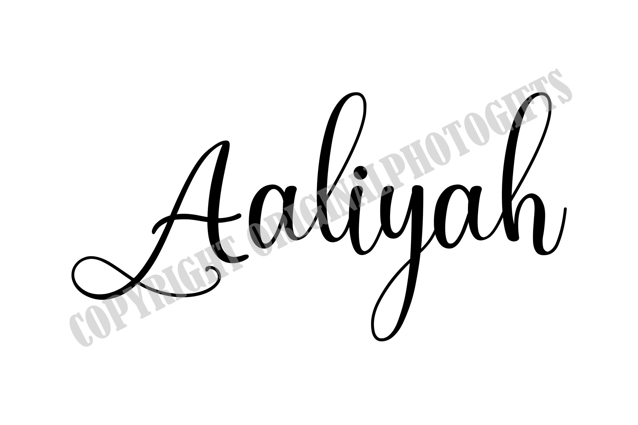 Aaliyah svg Names svg Beautiful Baby Names svg Baby infant Etsy