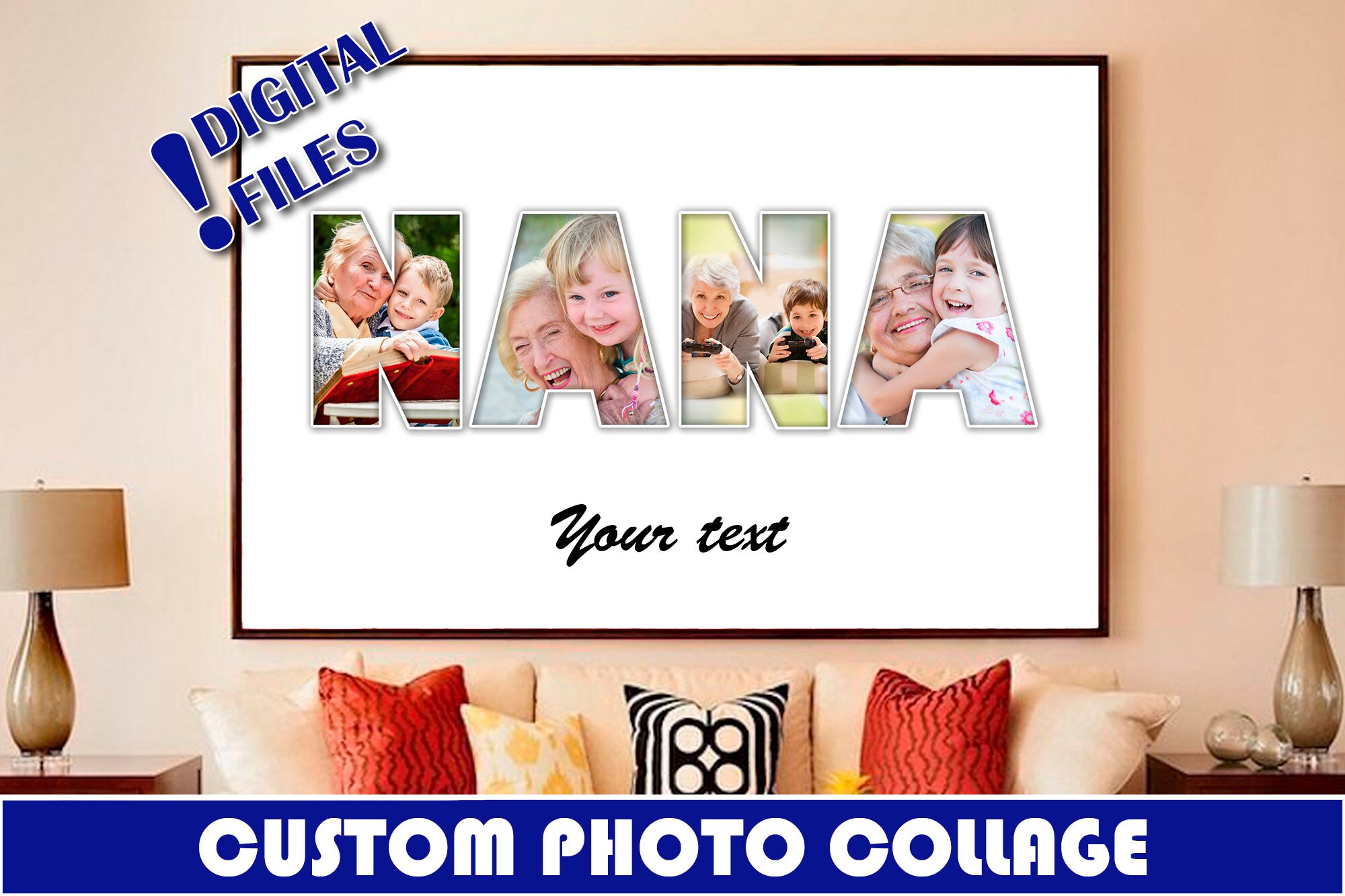 Nana Foto Collage Foto Collage Nana benutzerdefinierte Nana Etsy