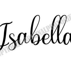 Isabella Svg Names Svg Beautiful Baby Names Svg Baby Infant - Etsy