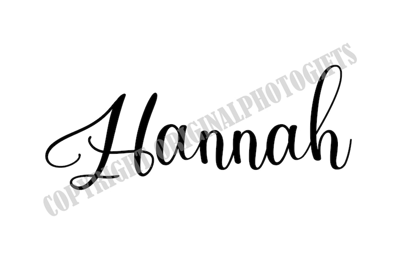 Hannah Svg Names Svg Beautiful Baby Names Svg Baby Infant Etsy Canada