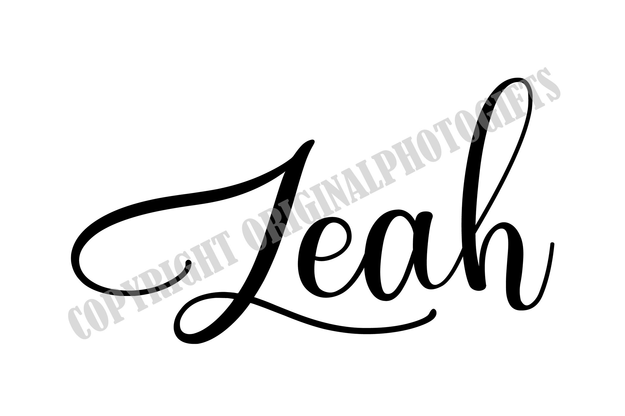 Leah svg Names svg Beautiful Baby Names svg Baby infant Etsy