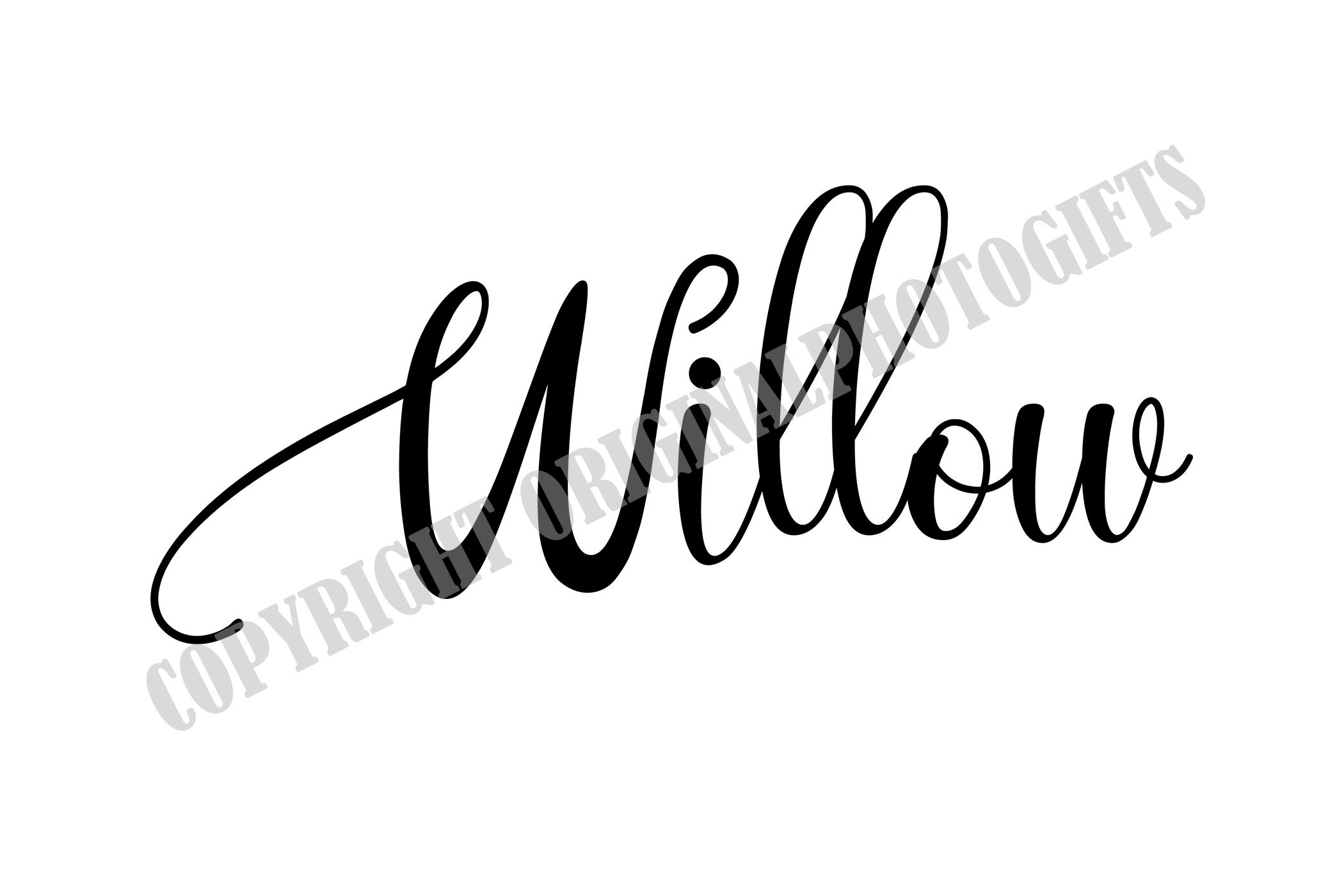 Willow svg Names svg Beautiful Baby Names svg Baby infant Etsy