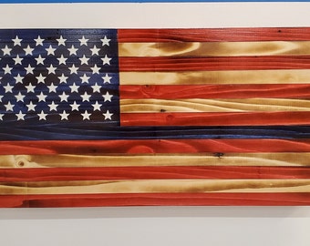 American/Blueline hybrid flag