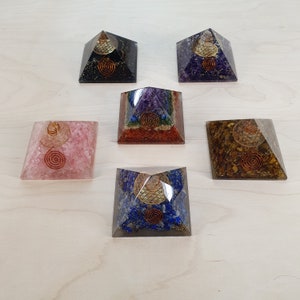 3&quot; Orgonite Pyramid, Energy Transmutation, Energy Cleansing, Block EMF