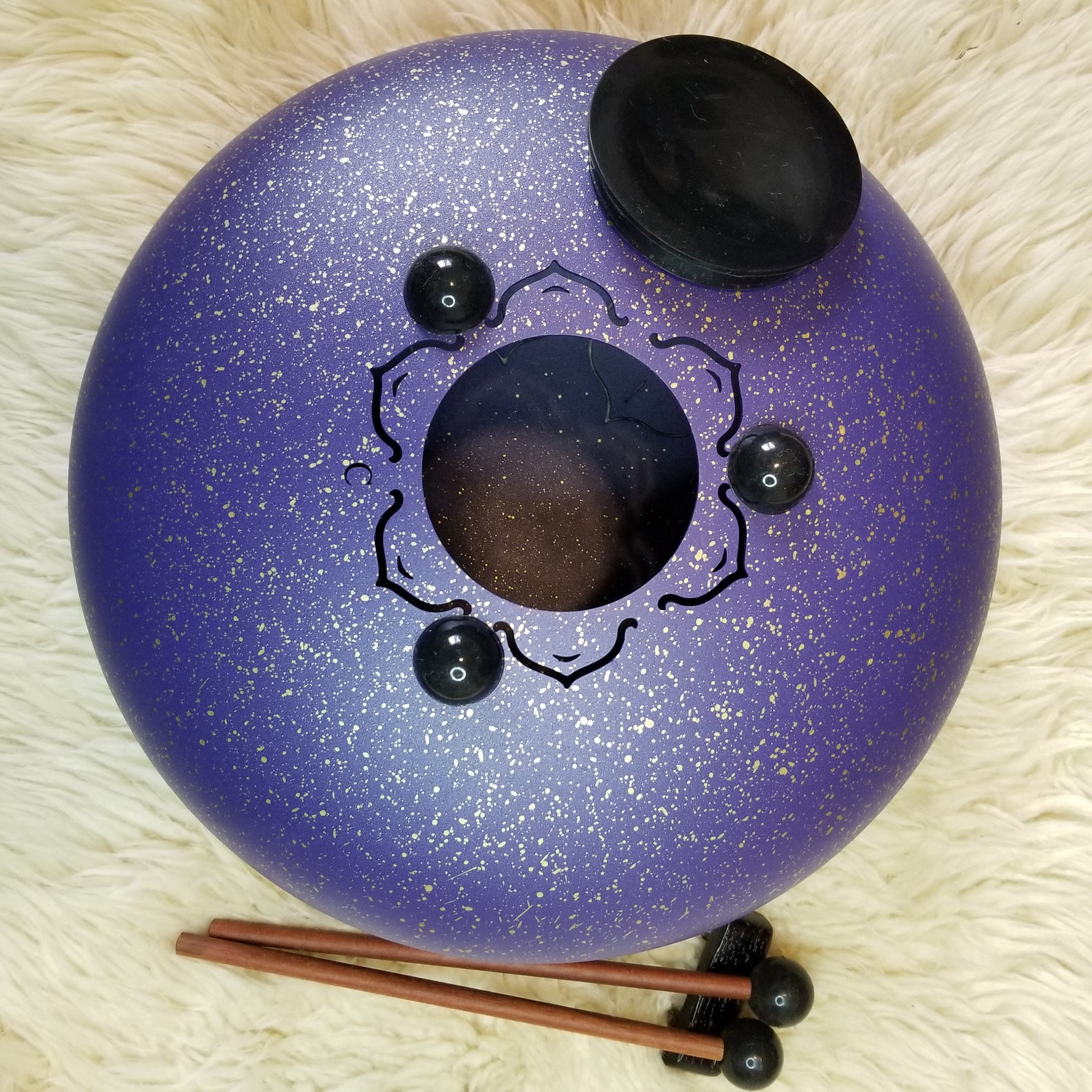 12 Lotus Percussion Drum Pentatonic C Tone Meditation Etsy