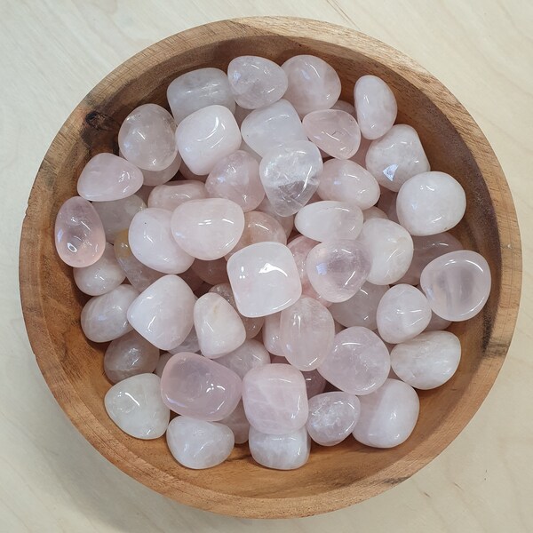 Rose Quartz, Tumbled, Unconditional Love, Relationship, Self-Love, Heart Chakra