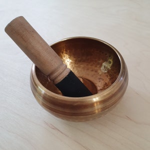 4.5&quot; Tibetische Klangschale, Lingam Schale, Klangheilung, Meditation, Yoga