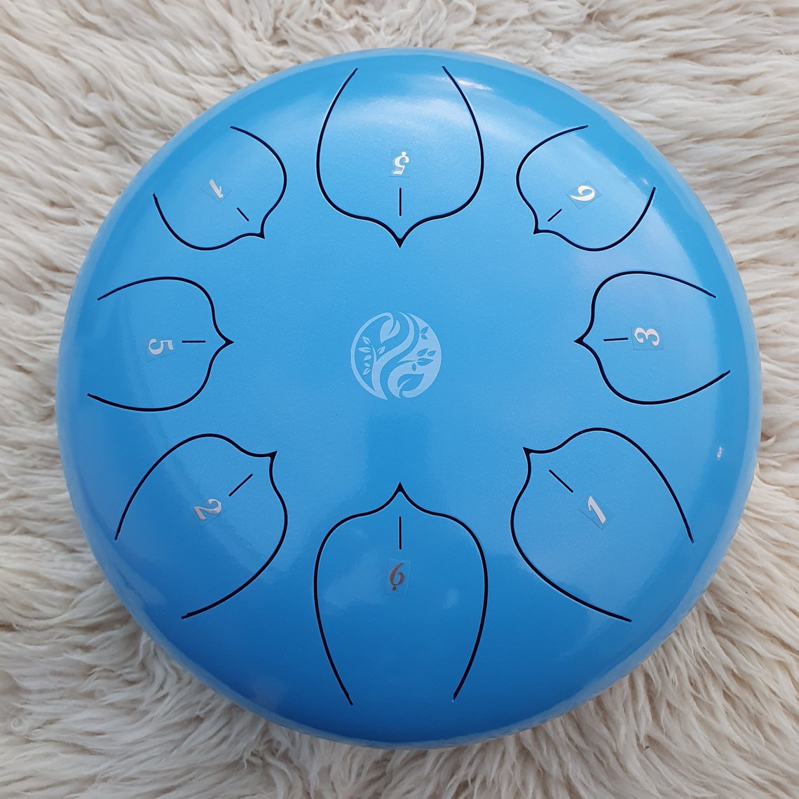 12 Lotus Percussion Drum Pentatonic C Tone Meditation Etsy