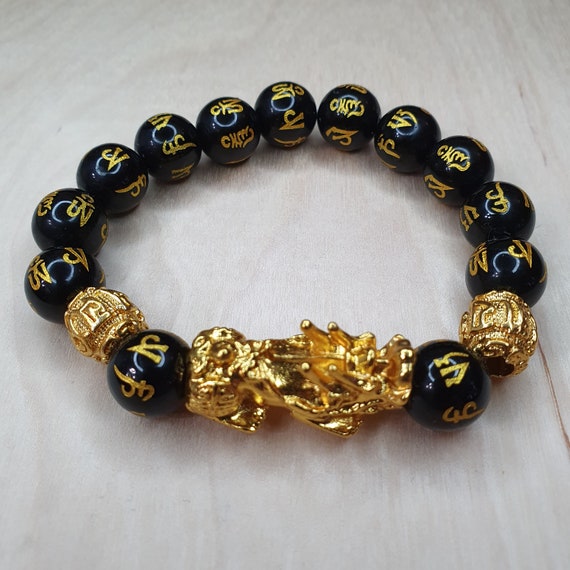 S Sanskrit Charm Male Bracelets Beads Feng Shui Pixiu Good Luck Charm For  Men And Women Chinese Dragon Piyao Attracts Wealth And Lucky Jewelry From  Igoreming, $7.86 | DHgate.Com