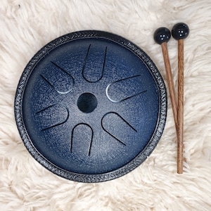 5.5&quot; Pocket Percussion Drum, Pentatonic C Tone, Meditation, Sound Healing, Ethereal, Beautiful