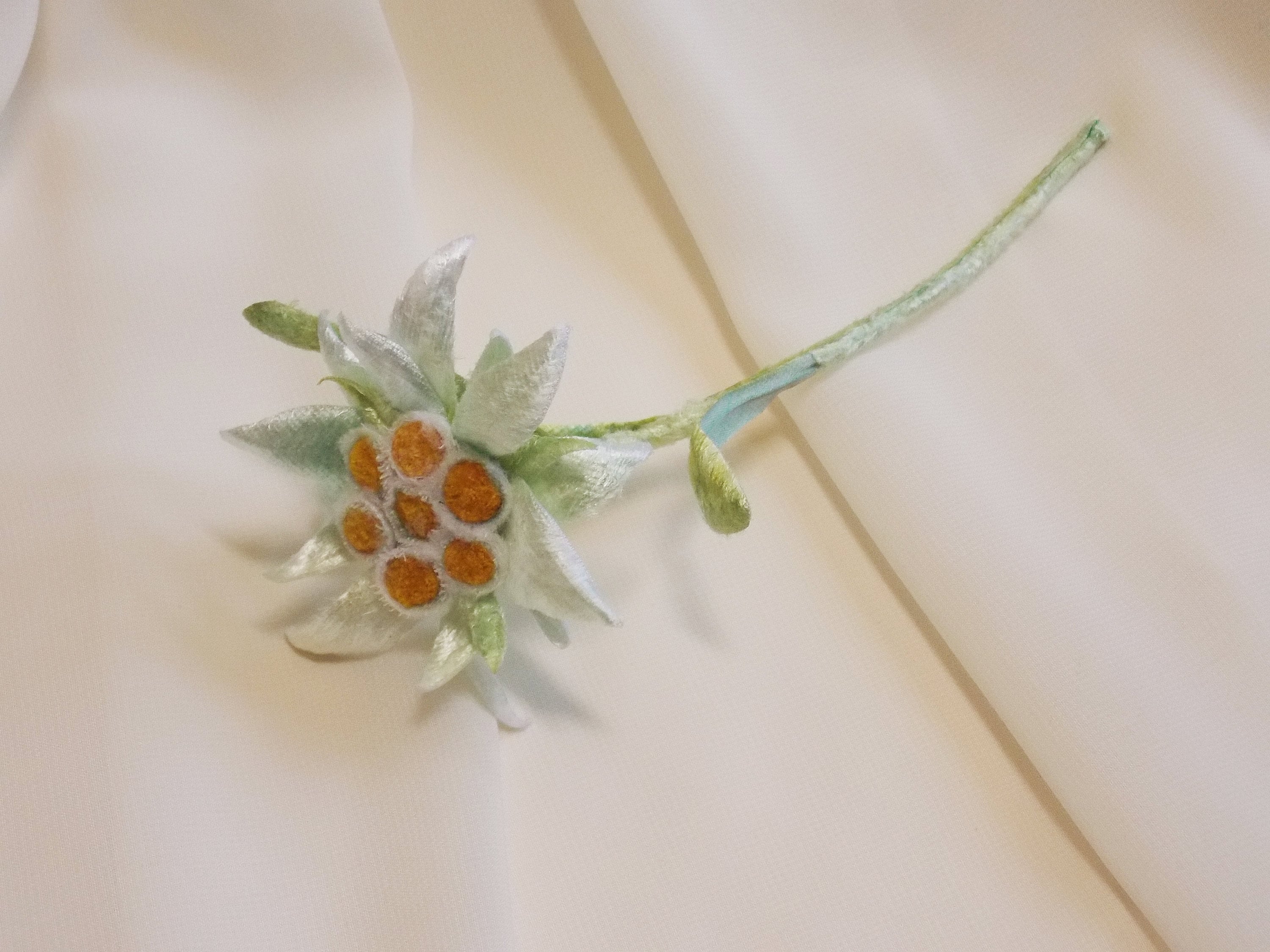 Fake flowers edelweiss white artificial flower for home Etsy