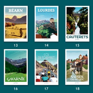 Cartes Postales Sud-Ouest / France / Bassin d'Arcachon / Landes / Périgord / Béarn / Pyrénées / Collection image 5