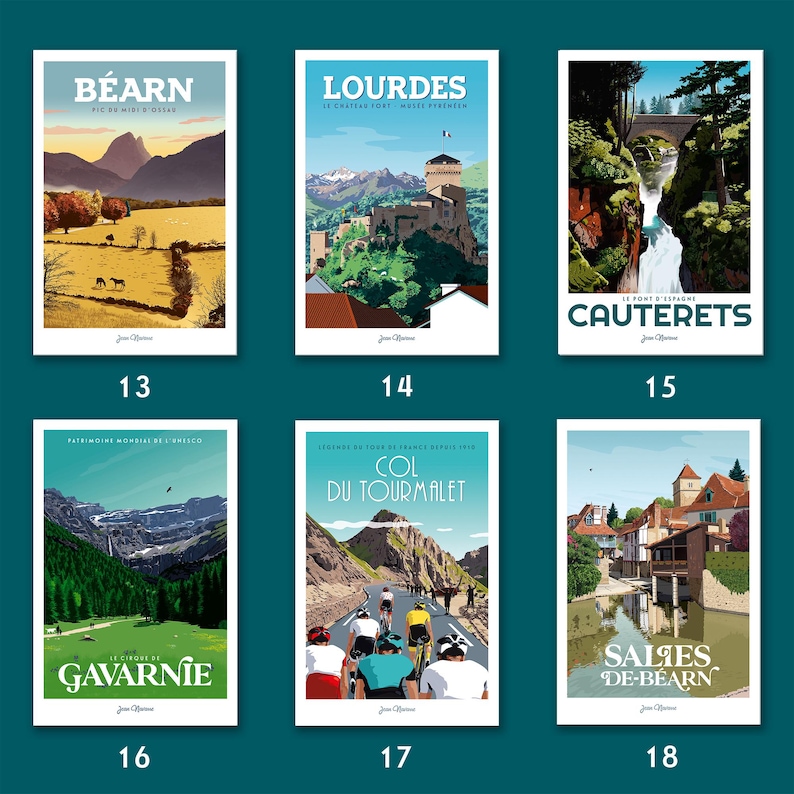 Cartes Postales Sud-Ouest / France / Bassin d'Arcachon / Landes / Périgord / Béarn / Pyrénées / Collection image 5
