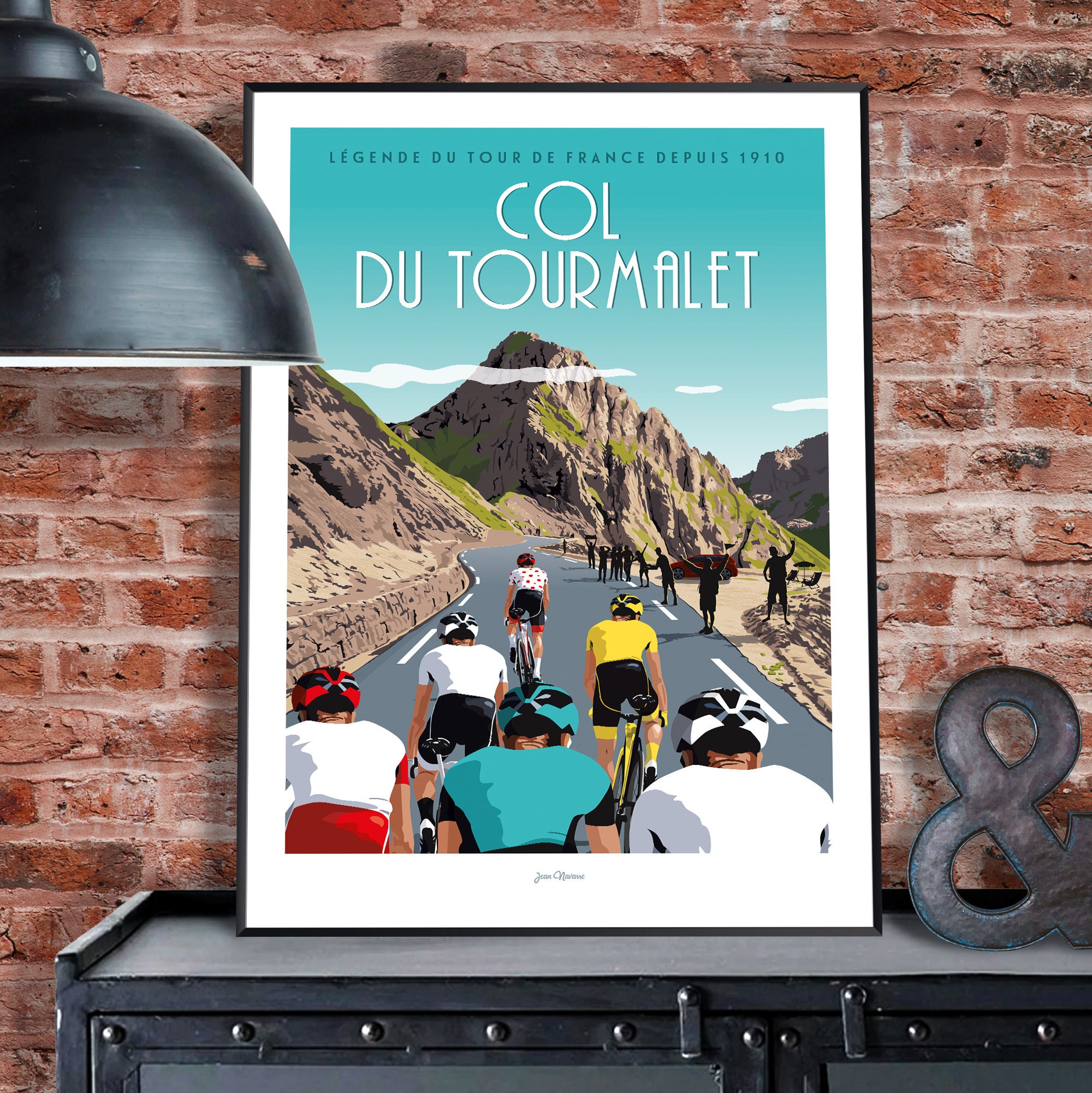 Poster Col Du Tourmalet / Tour De France / Wall Art / Art Etsy