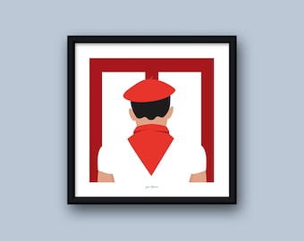 Cartel de la feria / Cartel decorativo / País Vasco / Landas / Suroeste