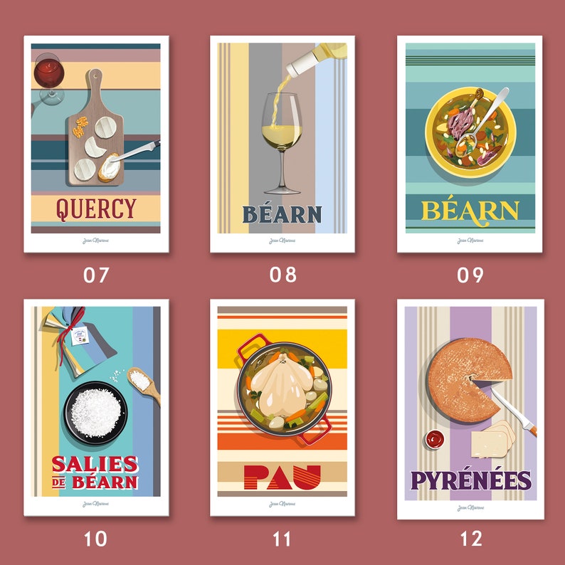 Cartes Postales Épicerie - Gastronomie / Food / Pays basque / Béarn ...