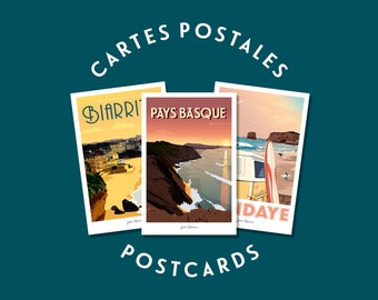 Postcards / Travel cards / Vintage cards / Collection / Basque Country / Pyrenees / South West France