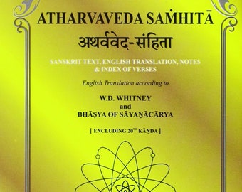 Atharvaveda Samhita- 3 vols Hardcover. by K.L.Joshi. Sanskrit text with English translation